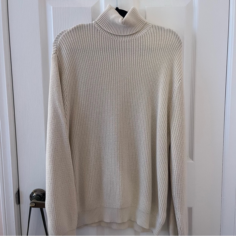 Brandy Melville Cream Turtleneck Sweater